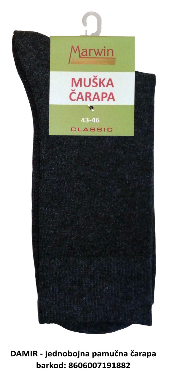 DAMIR - muška čarapa vel. 43-46