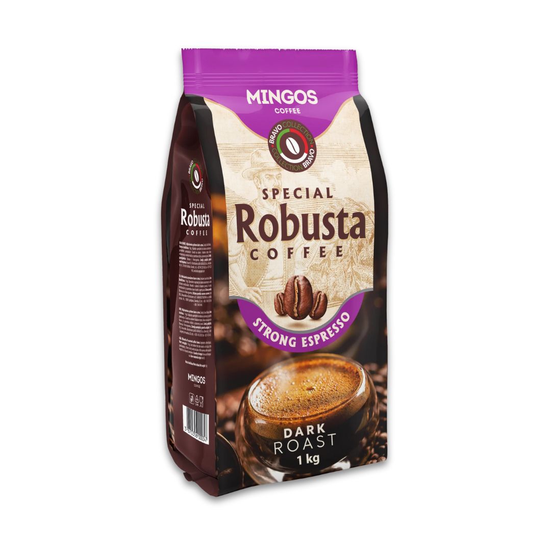 Espresso Kafa u Zrnu Mingos Robusta 1kg