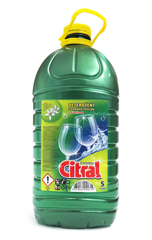 CITRAL DETERDZENT ZA POSUDE 5l LIMUN