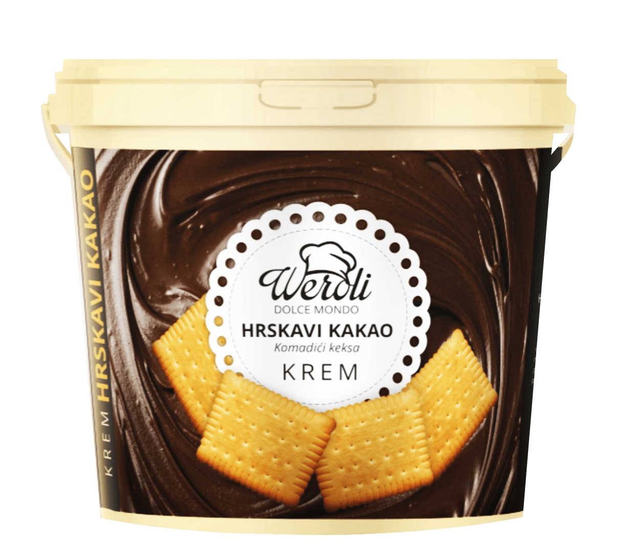 WEROLI KREM HRSKAVI KAKAO KEKS 6KG