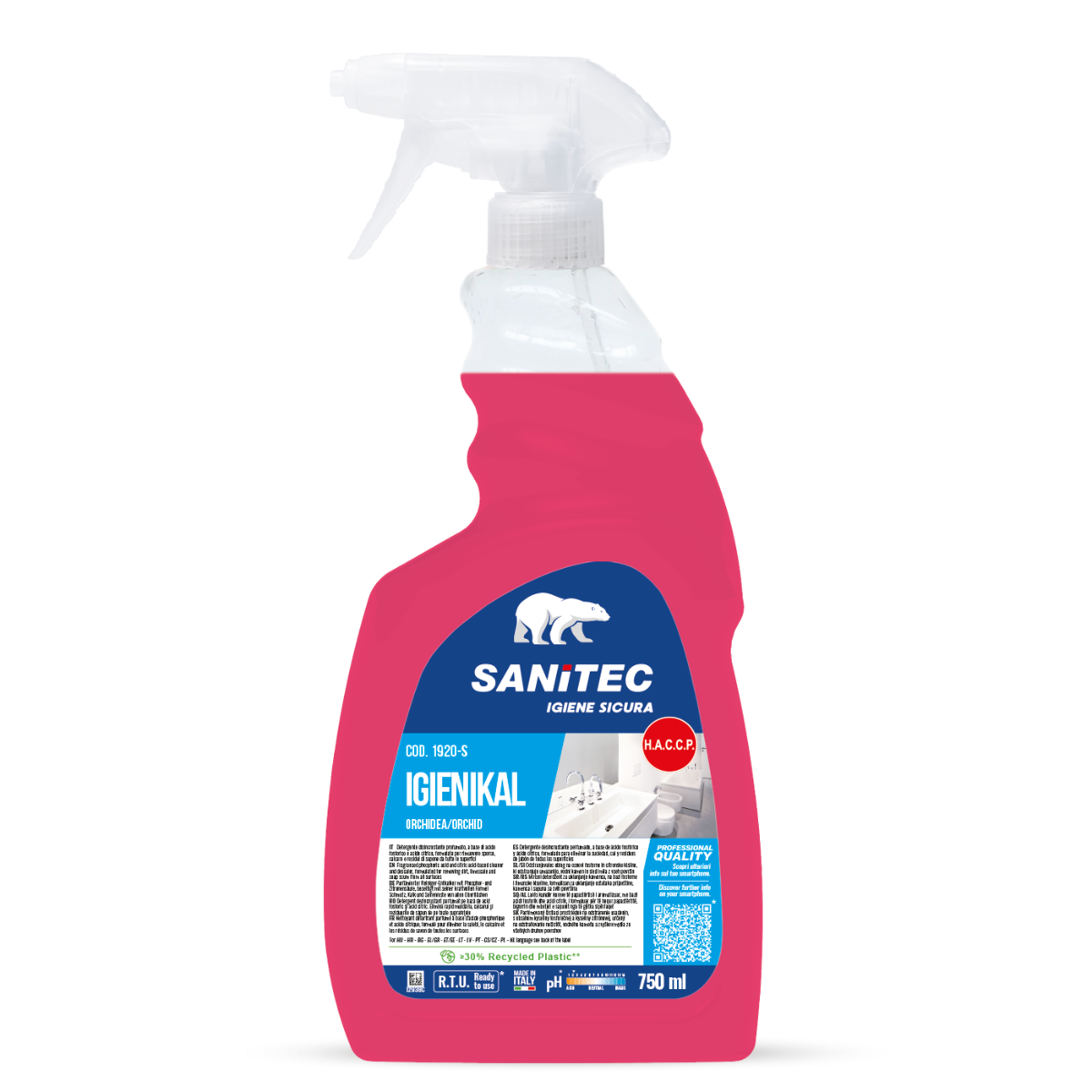IGIENIKAL - SANITEC - sredstvo protiv kamenca 750 ml Orhideja