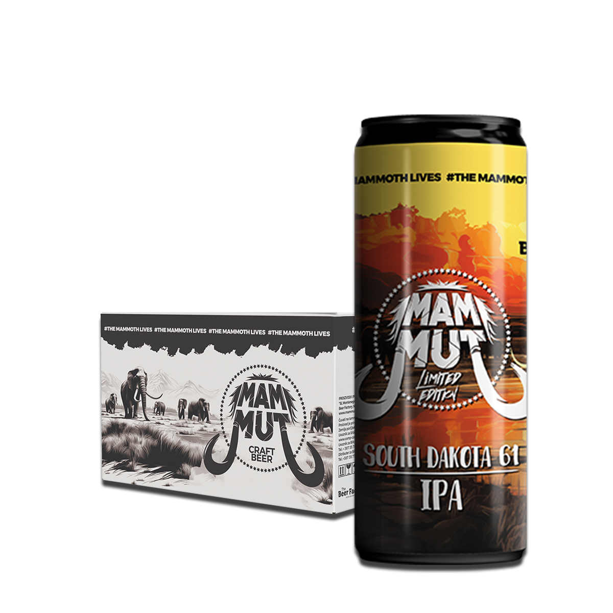 CRAFT PIVO IPA DAKOTA 0,33L limenka 5,7% alk MammuT