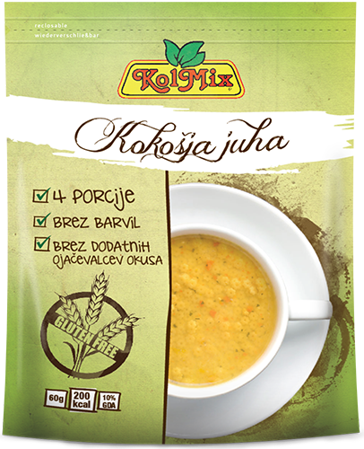 KOLMIX KOKOSIJA JUHA BEZ GLUTENA 60g P-25