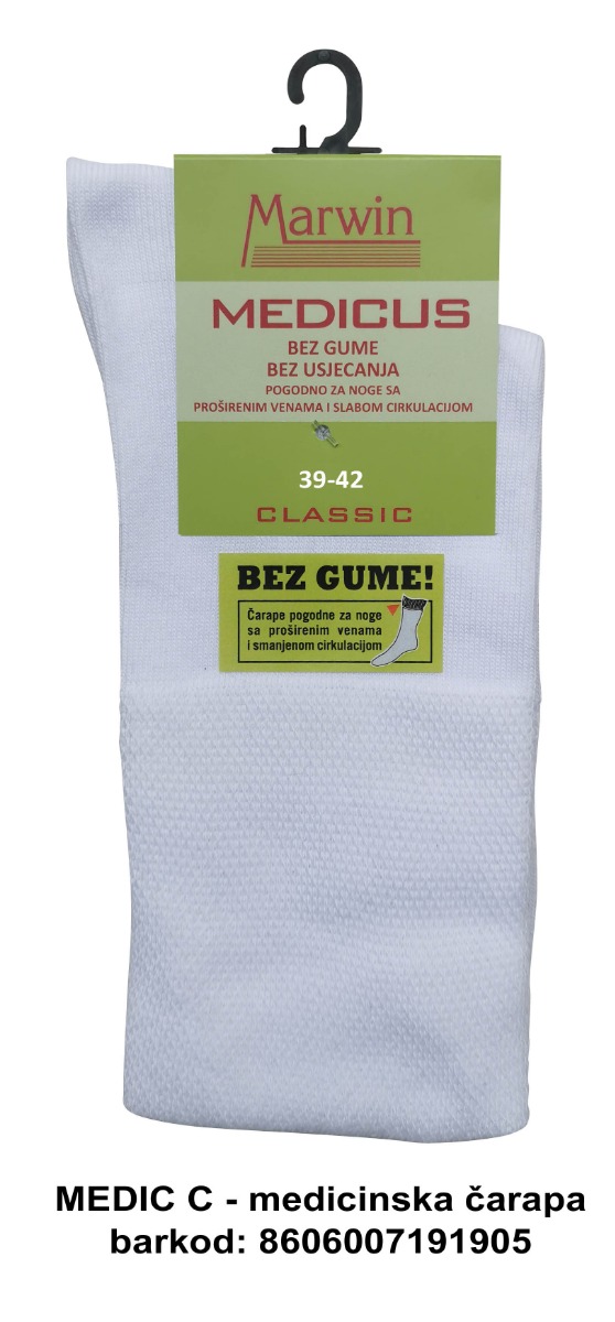 MEDIC C - medicinska čarapa vel. 39-42
