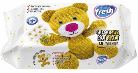 FRESH BABY VLAZNE MARAMICE PREMIUM CHAMOMILLE 60/1 P-12