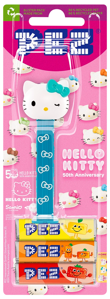 PEZ BLISTER 1+2 17gr HELLO KITTY P-12