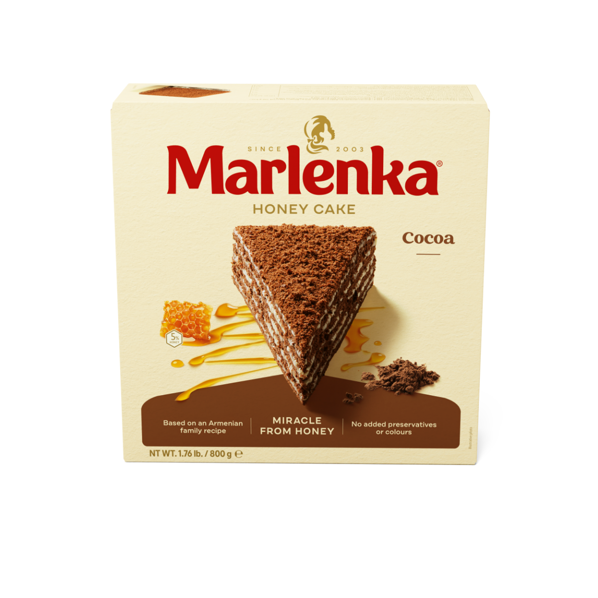 Marlenka torta od meda sa kakaom 800 gr 