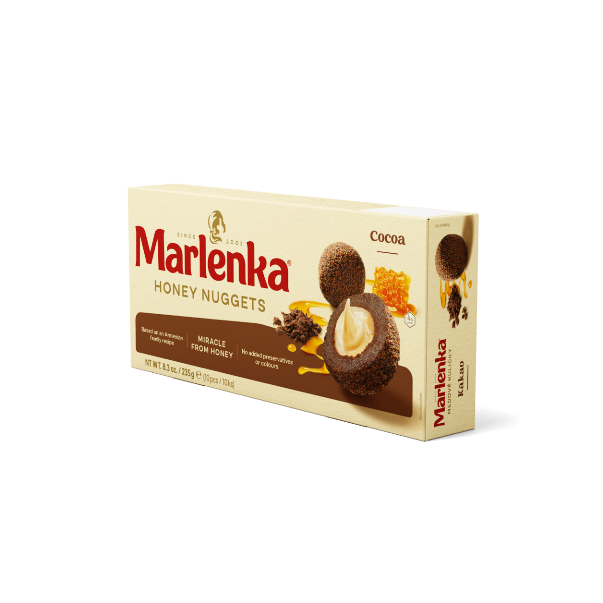 Marlenka kuglice od meda sa kakaom 235 gr 
