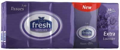 FRESH PAPIRNE MARAMICE EXTRA LAVANDA 10/1 P-24