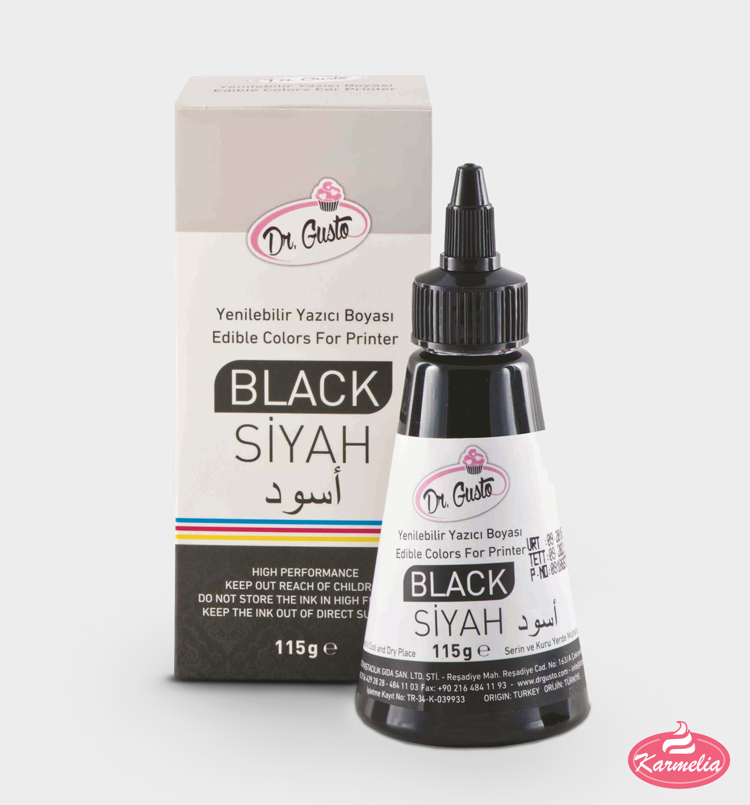 Dr. Gusto Boja Za Printere 115ml - Crna