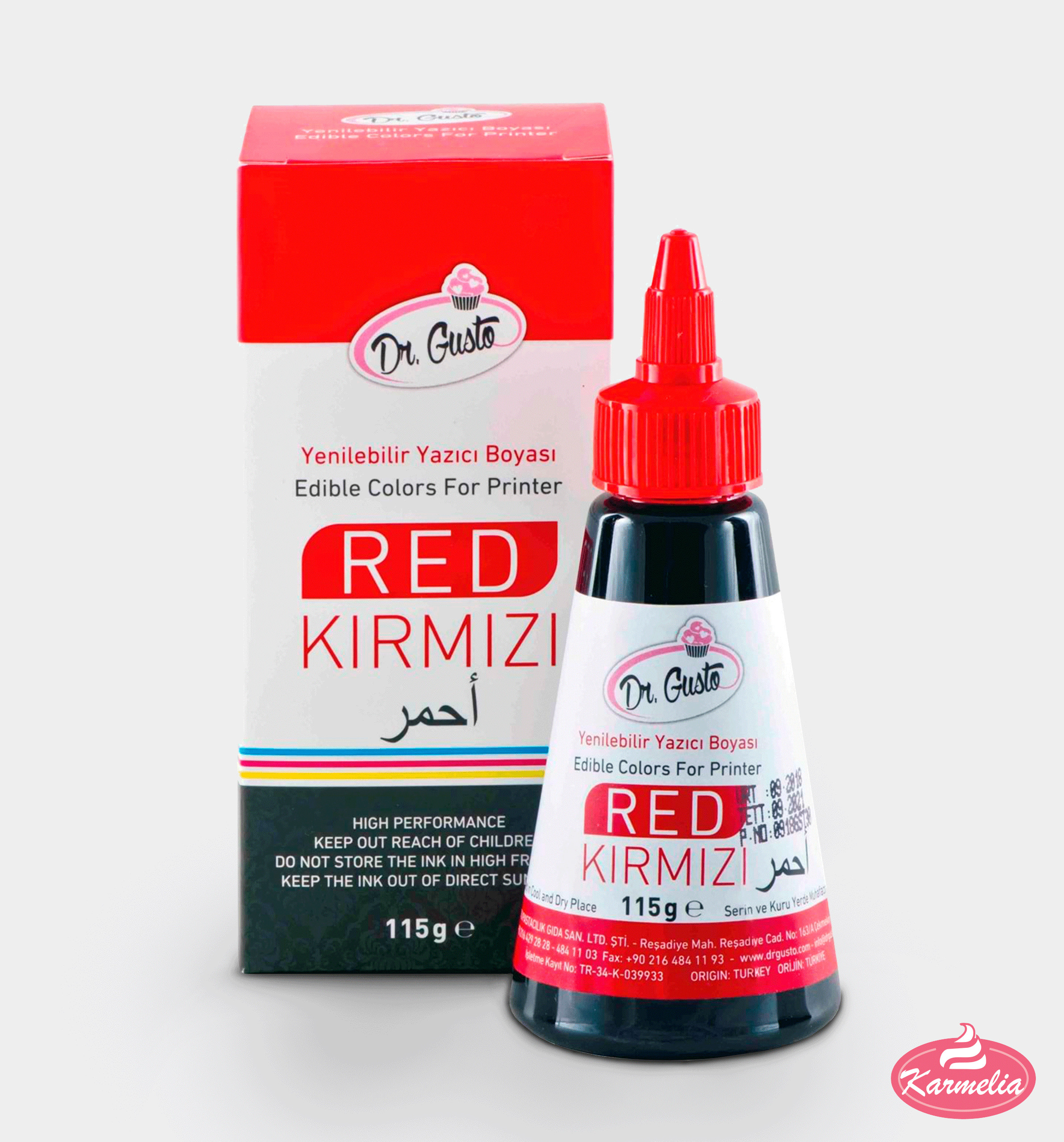 Dr. Gusto Boja Za Printere 115ml - Crvena