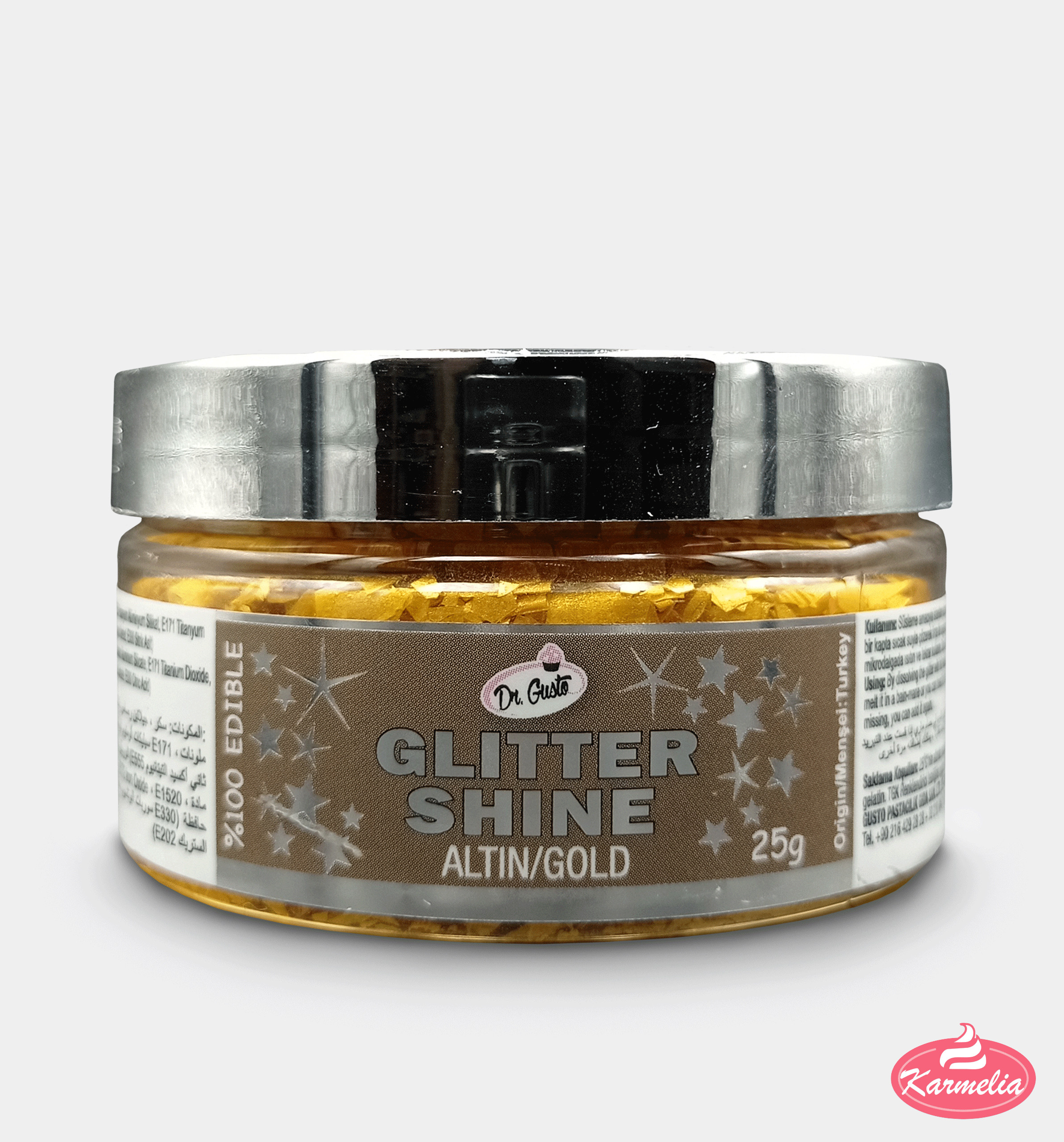 Dr. Gusto Jestivi Gliter 25g - Zlatni