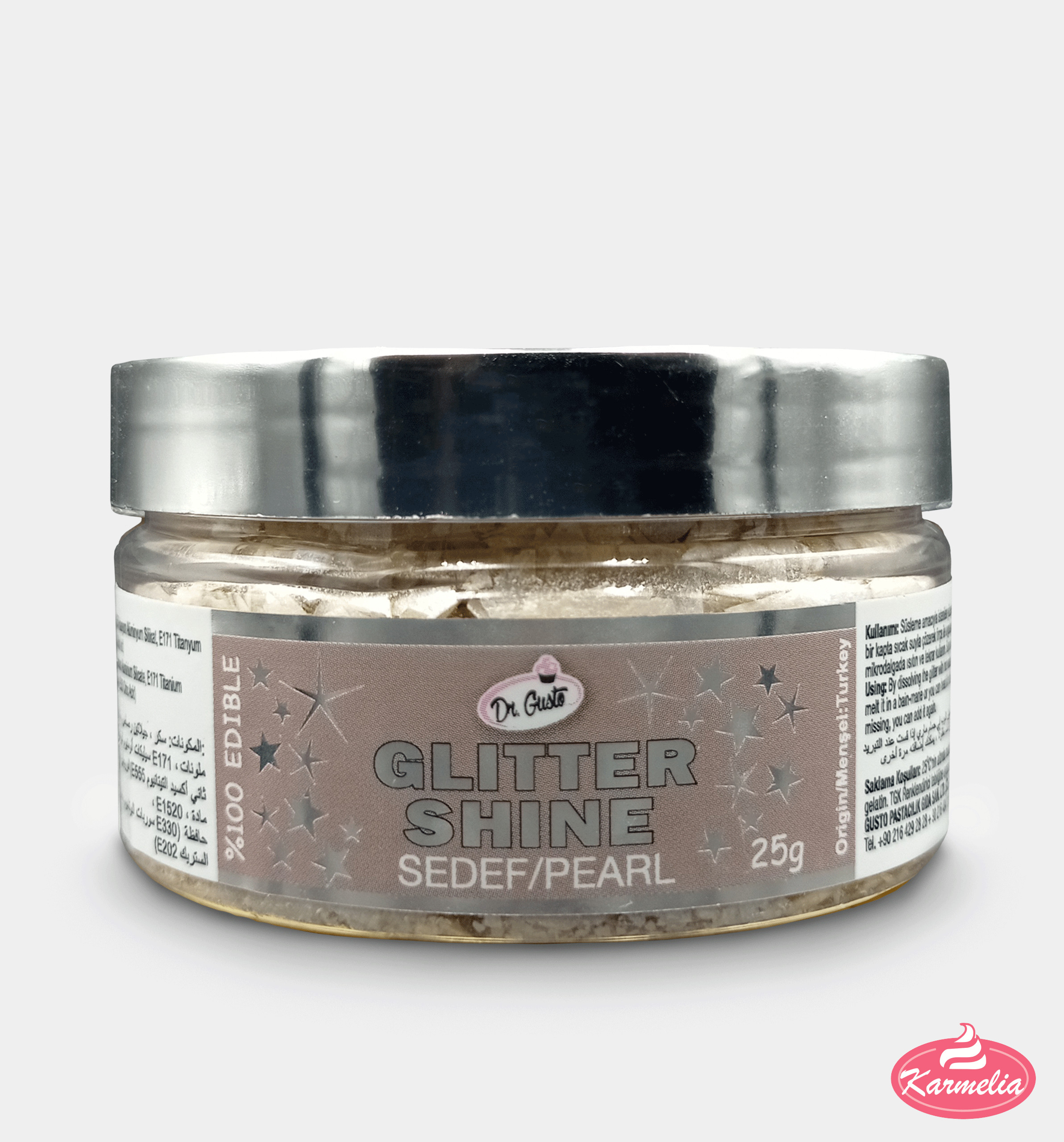 Dr. Gusto Jestivi Gliter 25g- Biserni