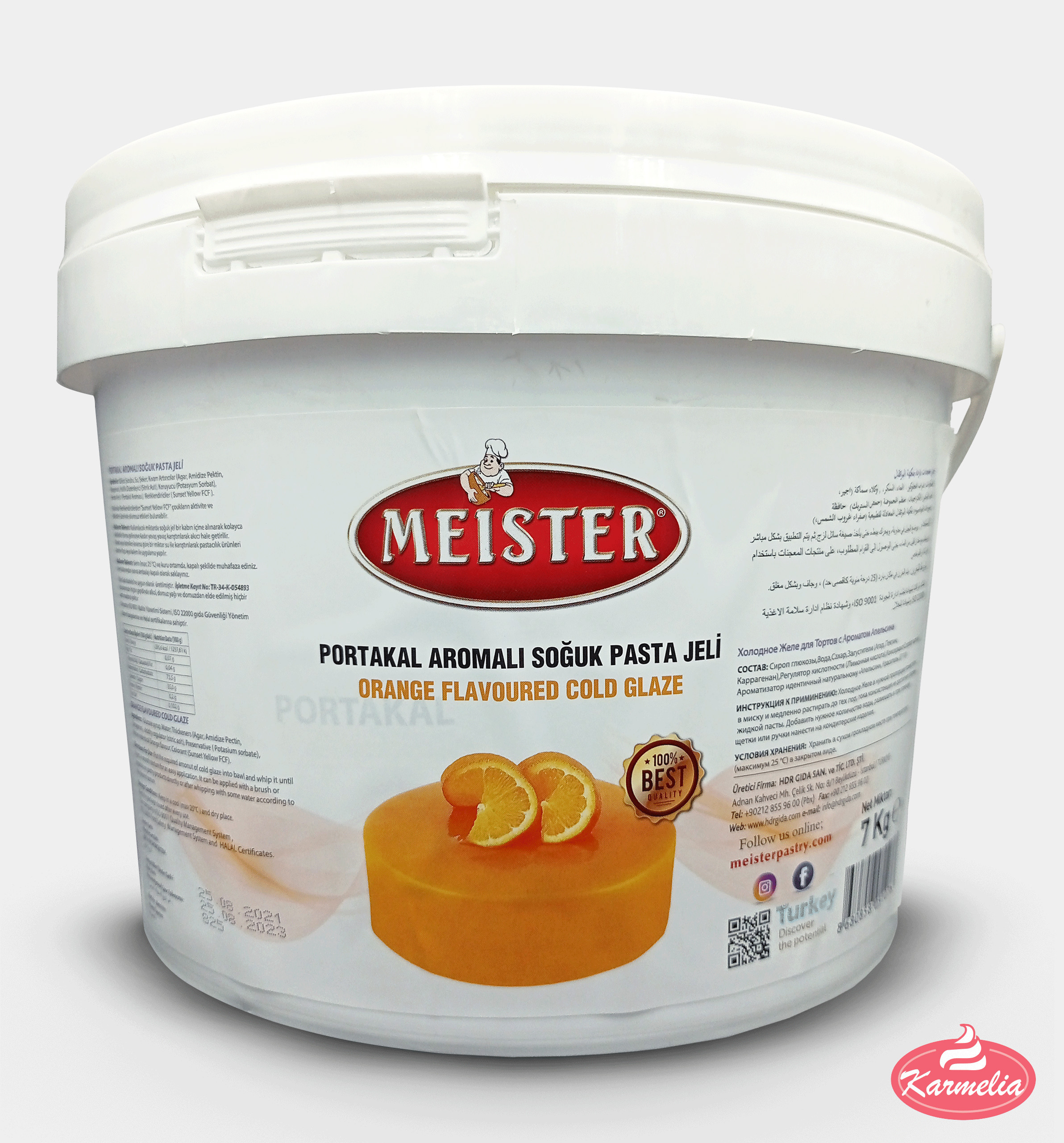 Meister Mirror Hladna Glazura 7kg - Narandža