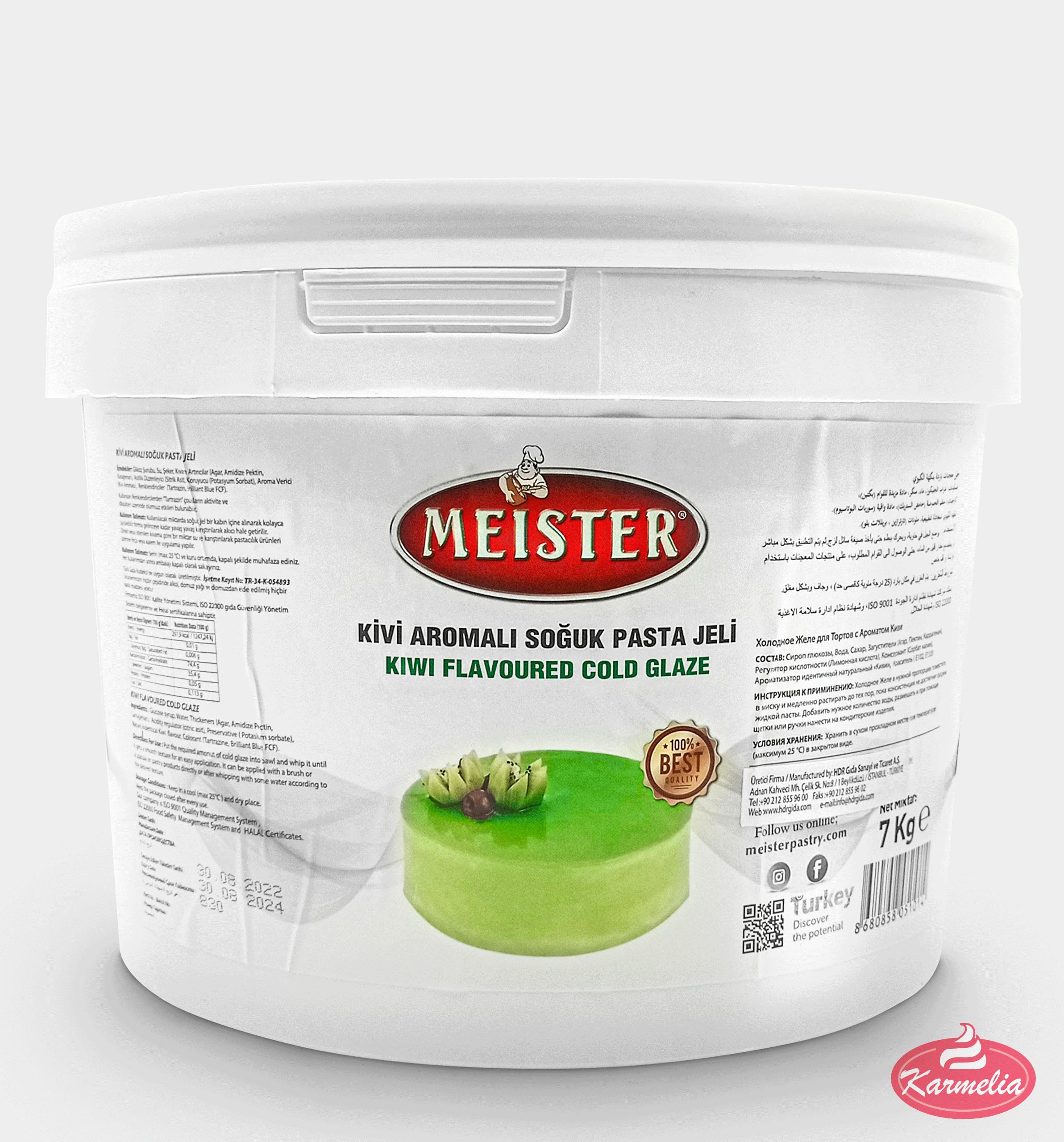 Meister Mirror Hladna Glazura 7kg - Kivi