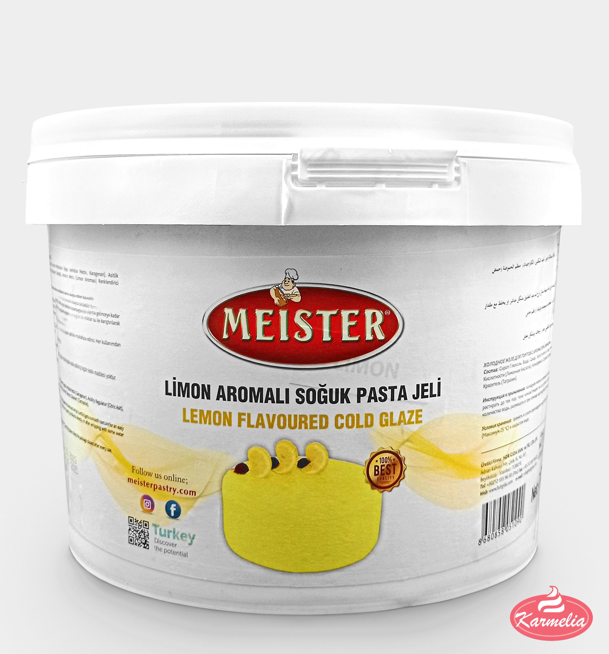 Meister Mirror Hladna Glazura 7kg - Limun