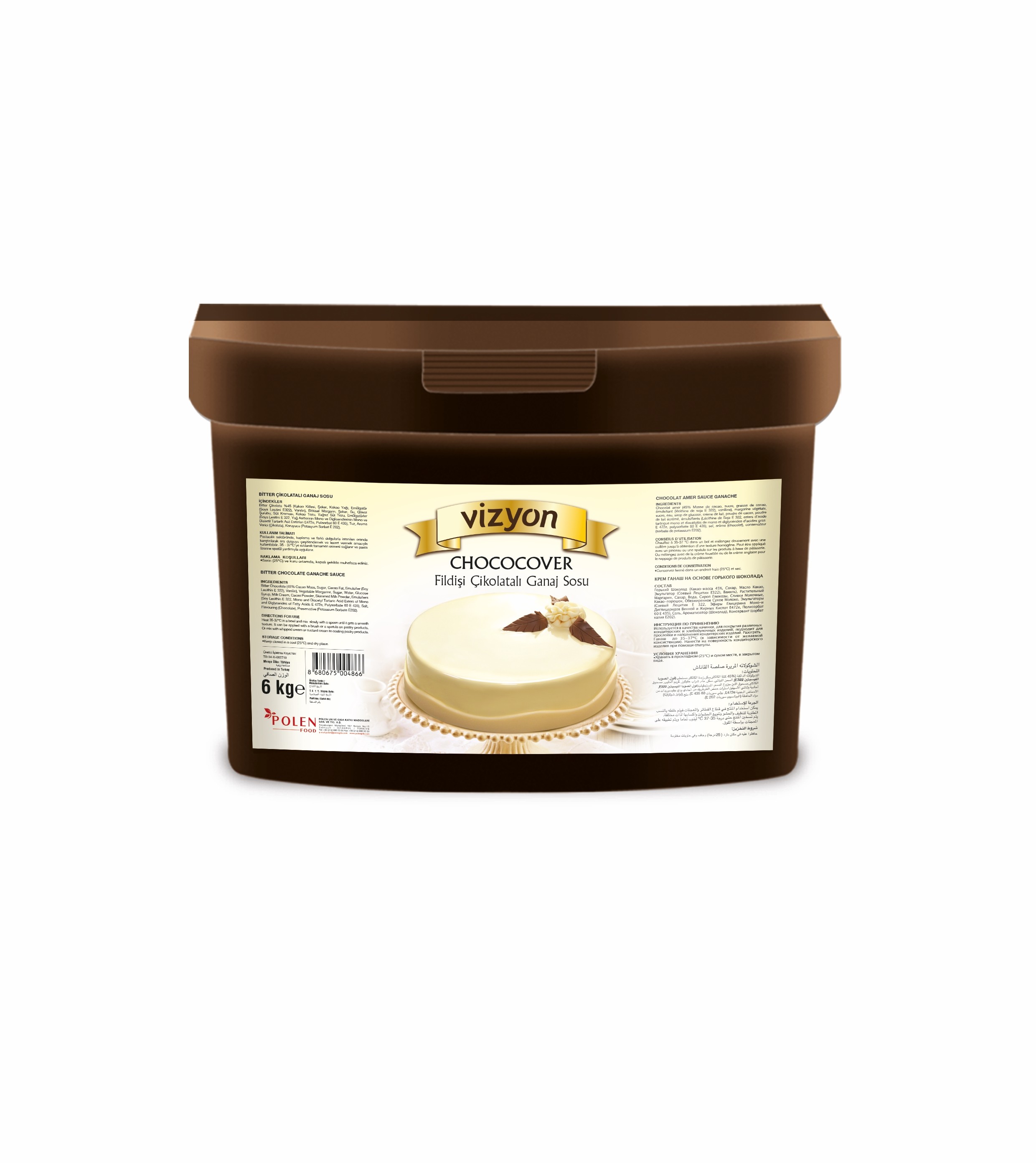 Vizyon Chococover sa Bijelom Čokoladom 6 kg
