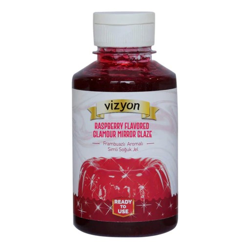 Vizyon Gotova Hladna Glazura Svjetlucava(Metalik) Malina 500 g