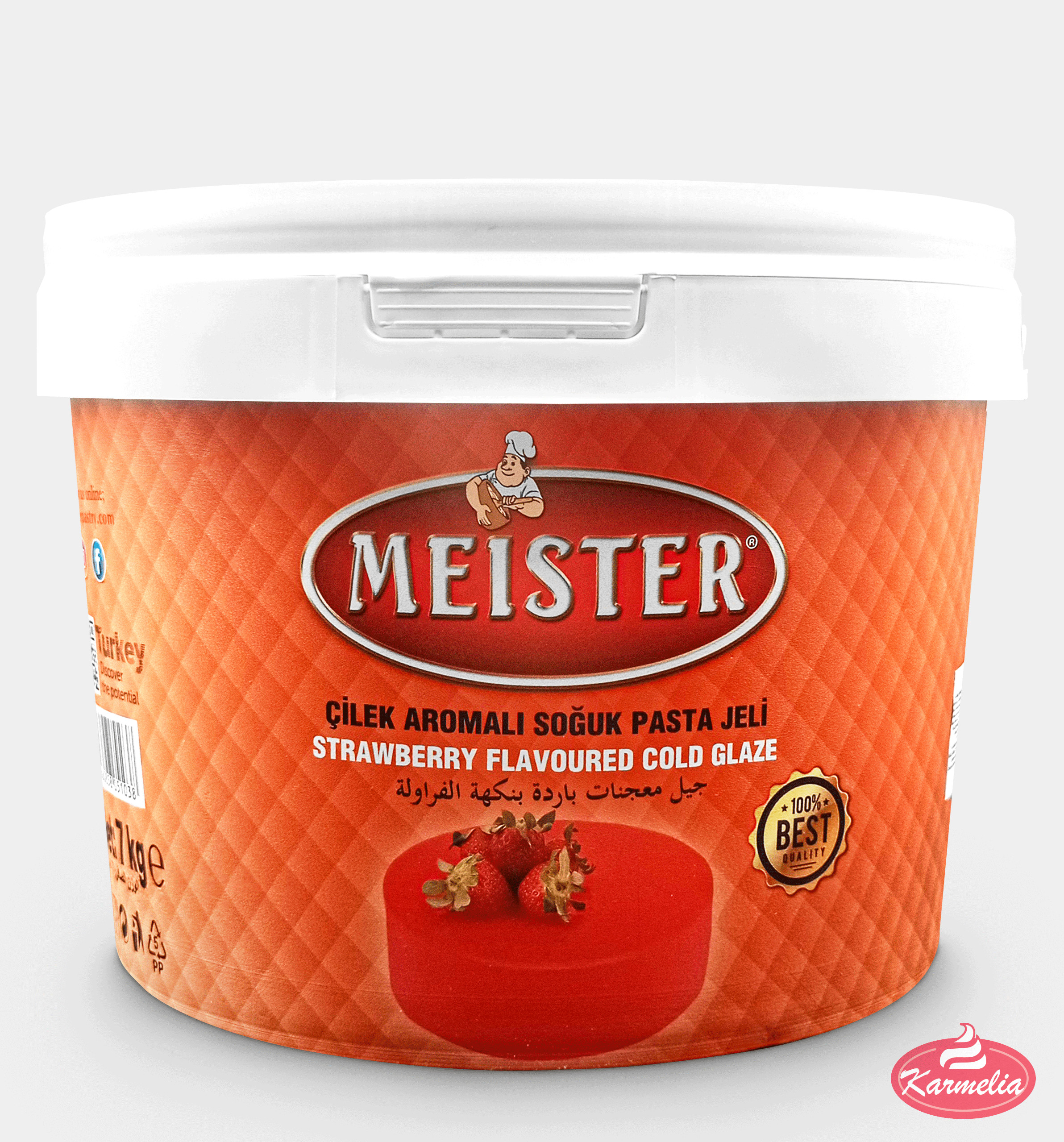 Meister Mirror Hladna Glazura 7kg - Jagoda