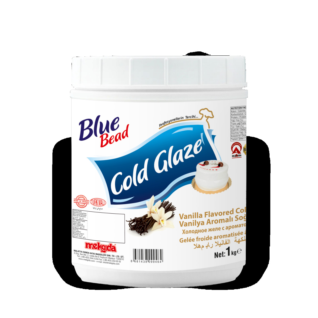 Blue Bead Hladna glazura Vanilija 1kg