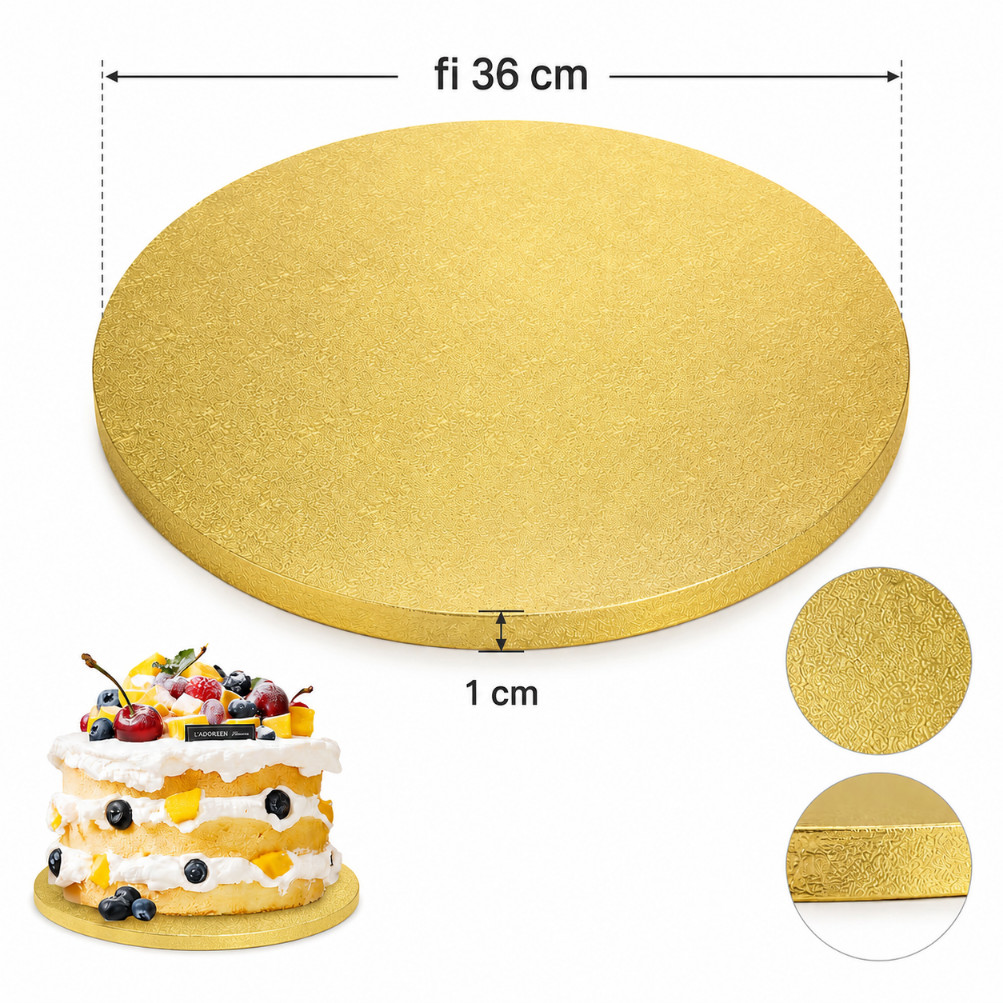 Lux podmetač zlatni fi 36cm