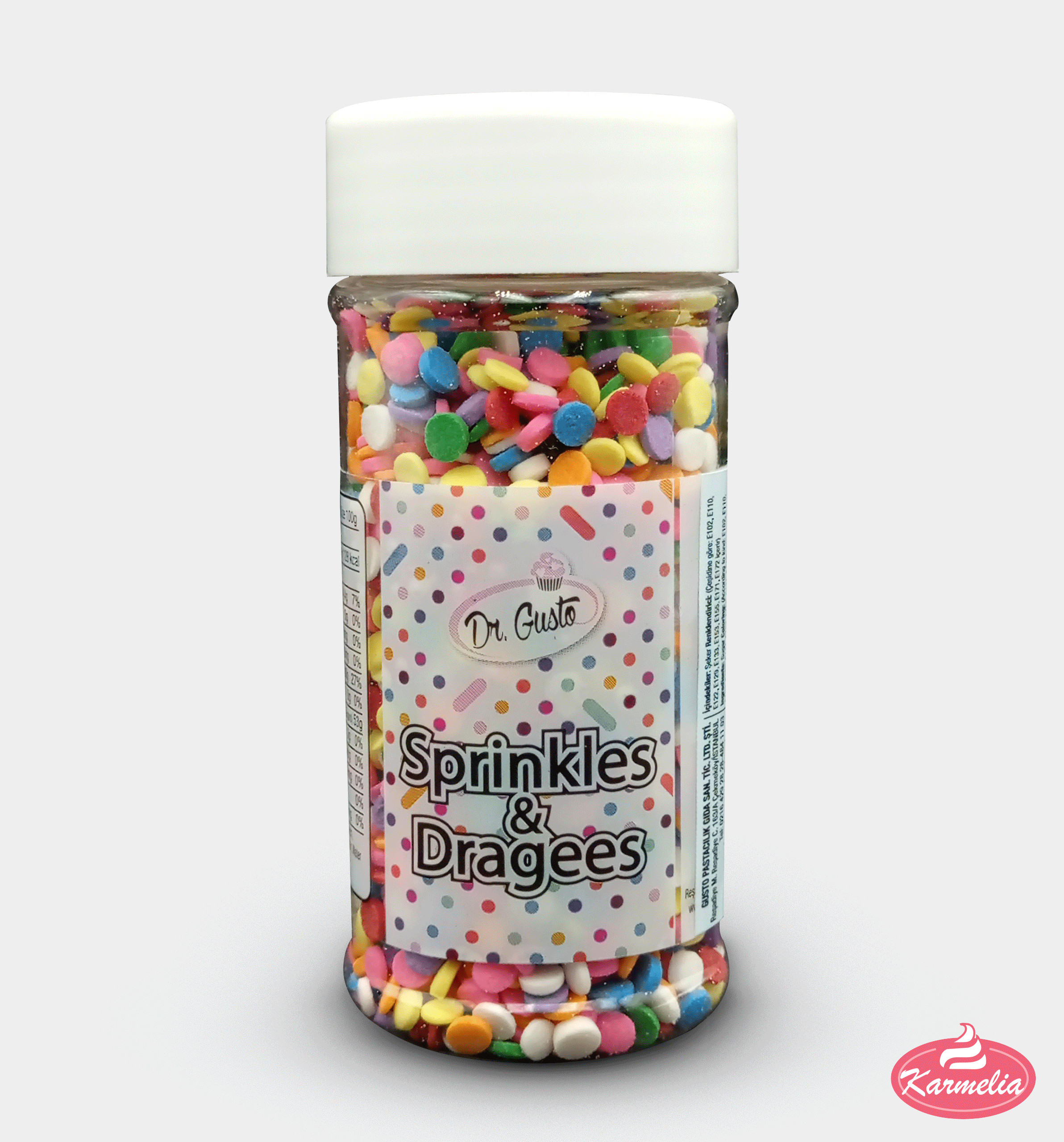 Dr. Gusto Dekorativni Konfeti (Confetti) 70g - Šareni