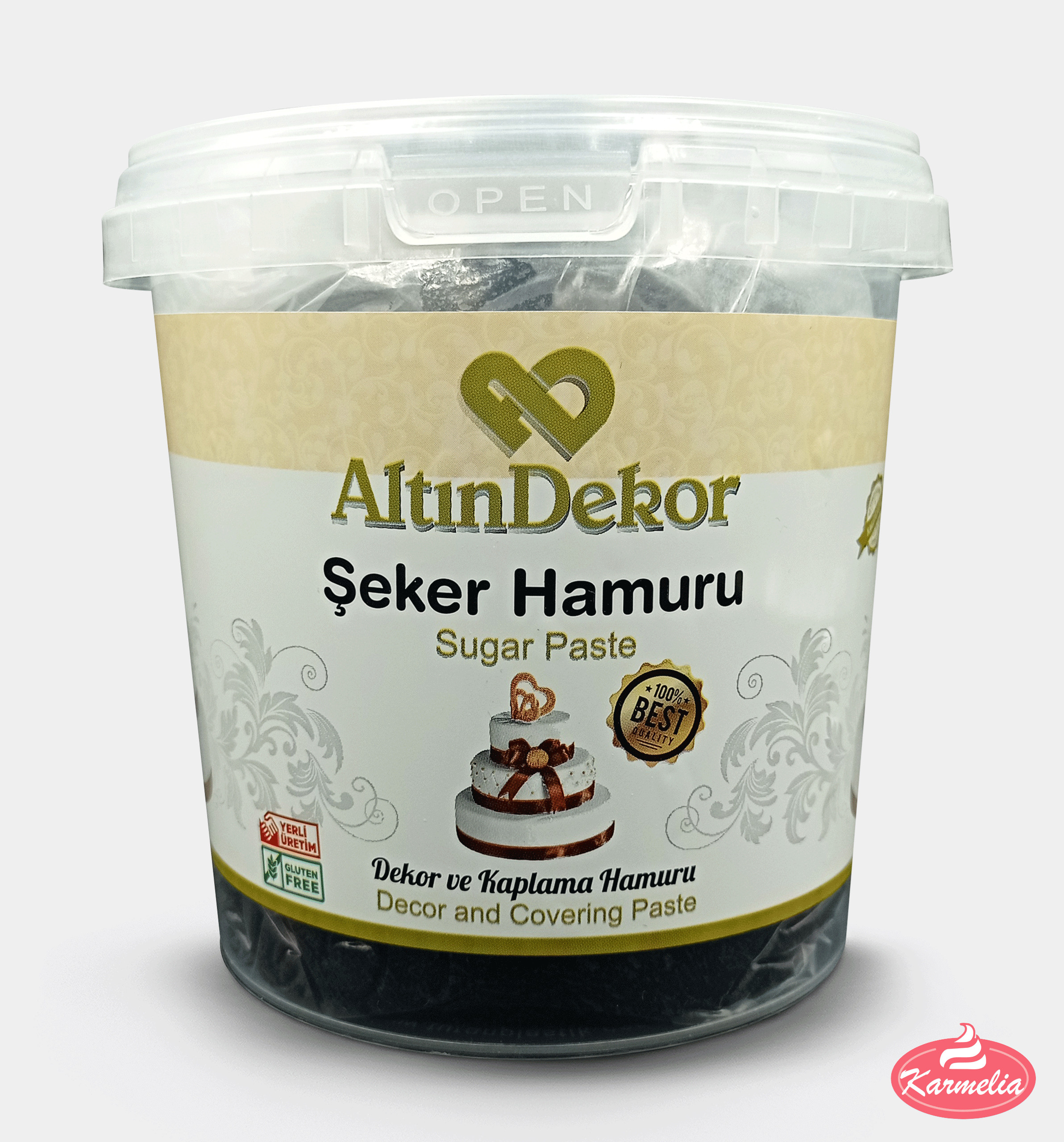 AltinDekor Fondan 1kg - Crni