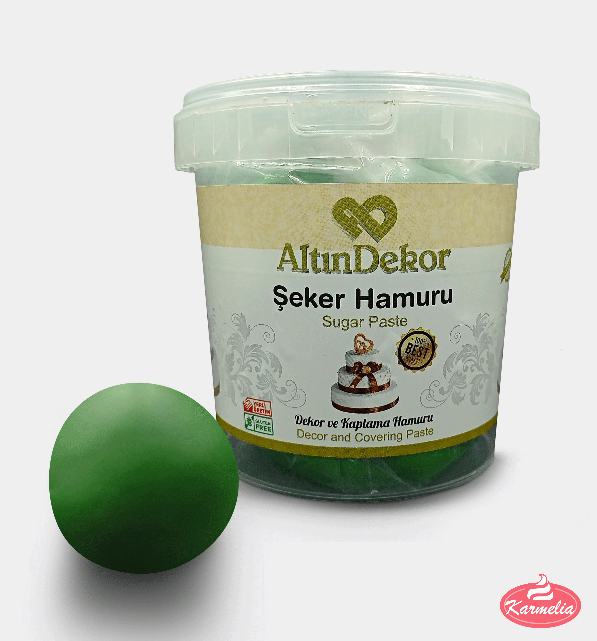 AltinDekor Fondan 1kg - Zeleni