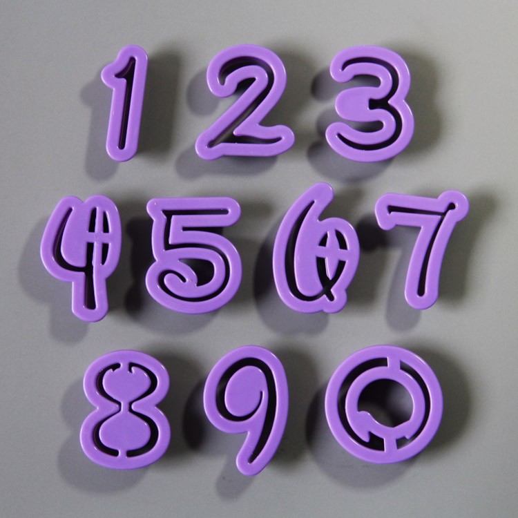Set Sjekača Za Disney Brojeve 10Kom-4,8cm