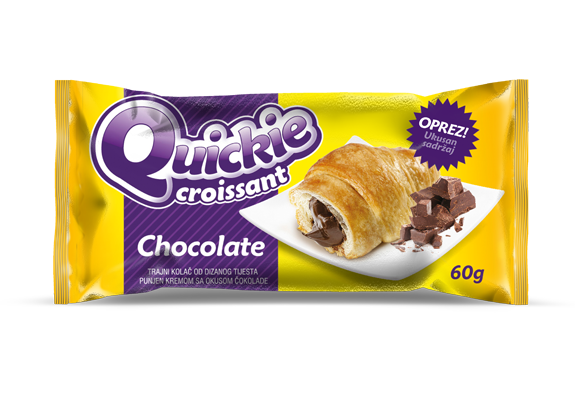 QUICKIE CROISSANT 60GR MIDI COKOLADA P-34