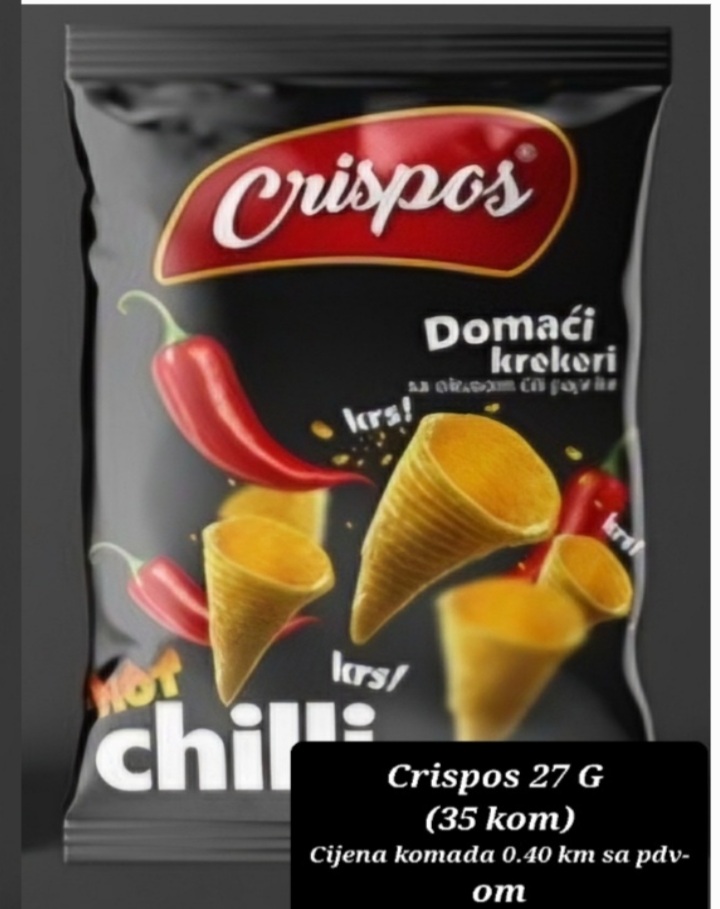 Crispos 27g " okus chili " paket (35 kom)