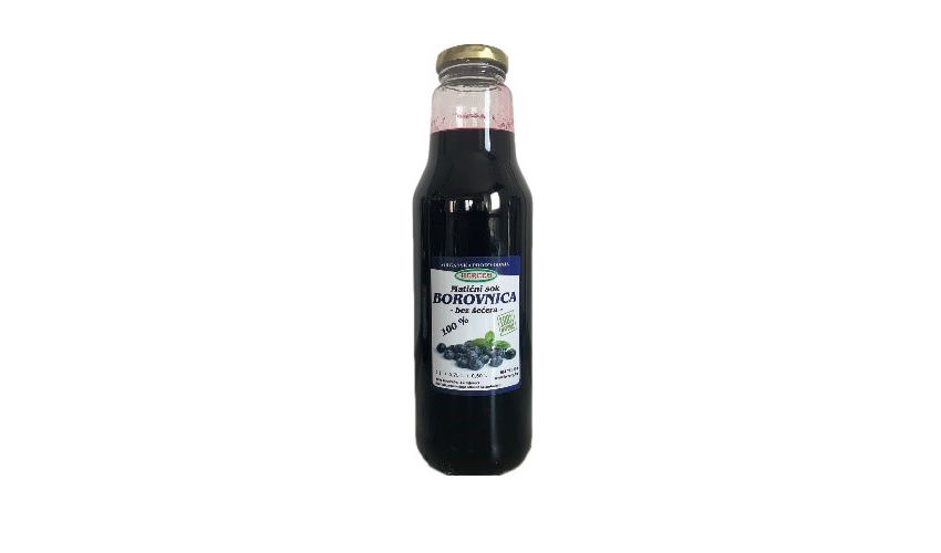 MATIČNI SOK BOROVNICA 0,75 ml
