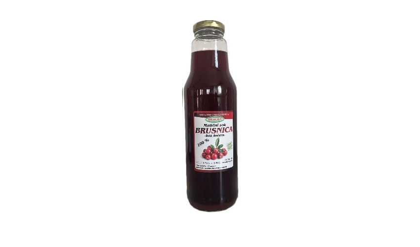 MATIČNI SOK BRUSNICA 0,75 ml