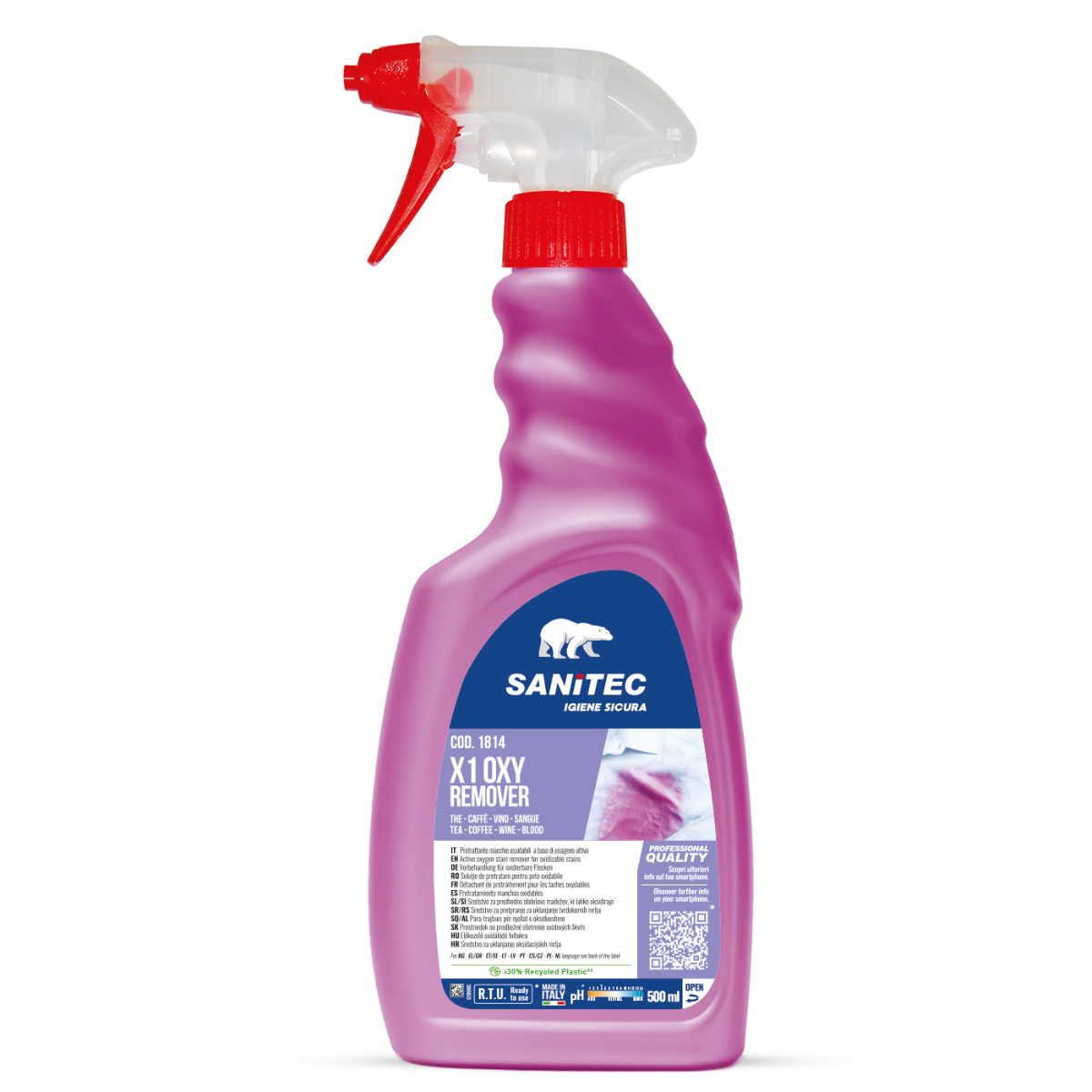 TESSUTI X1 - SANITEC - OXY remover 500ml