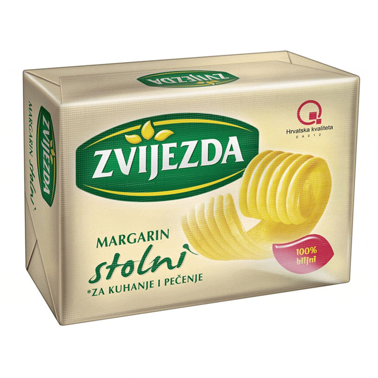 MARGARIN STOLNI 250GR ZVIJEZDA P/40